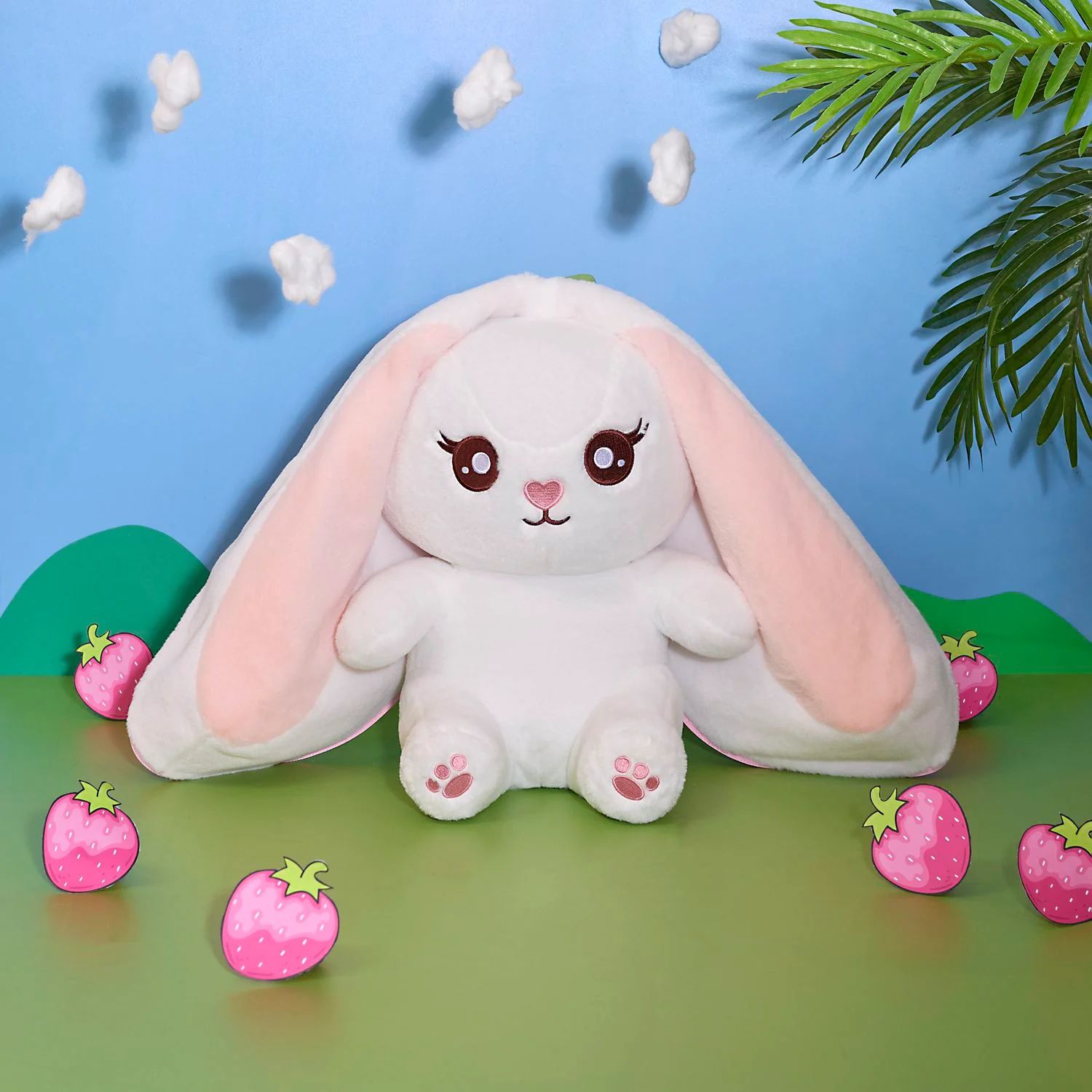 PELUCHE LAPIN SURPRISE FRAISE - Image 6