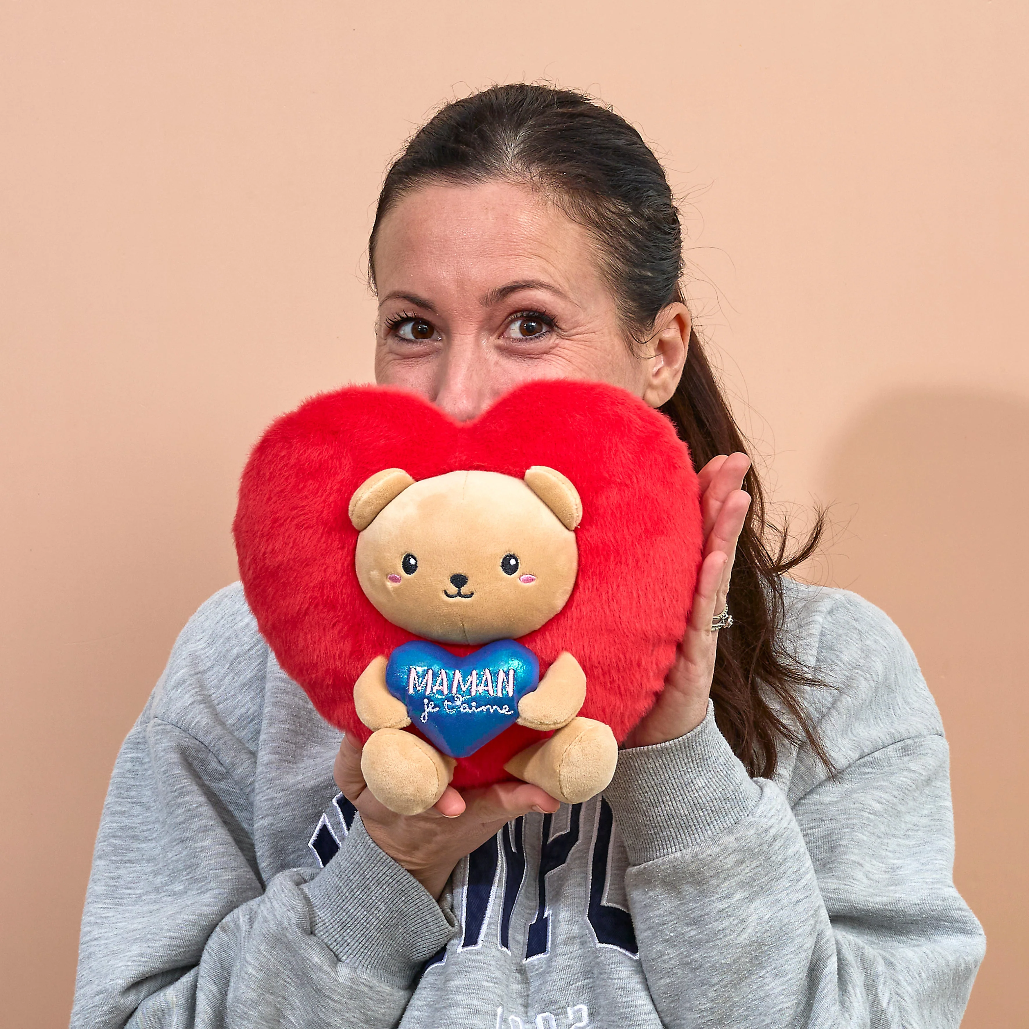 PELUCHE OURSON MAMAN JE T'AIME