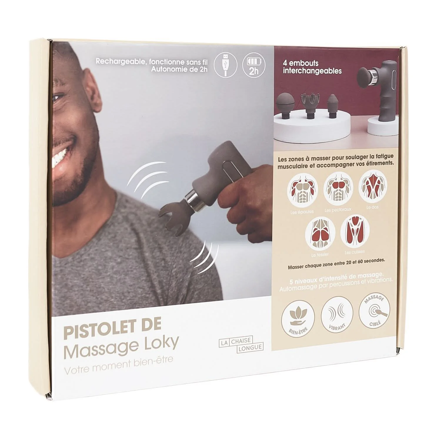 PISTOLET DE MASSAGE LOKY - Image 4
