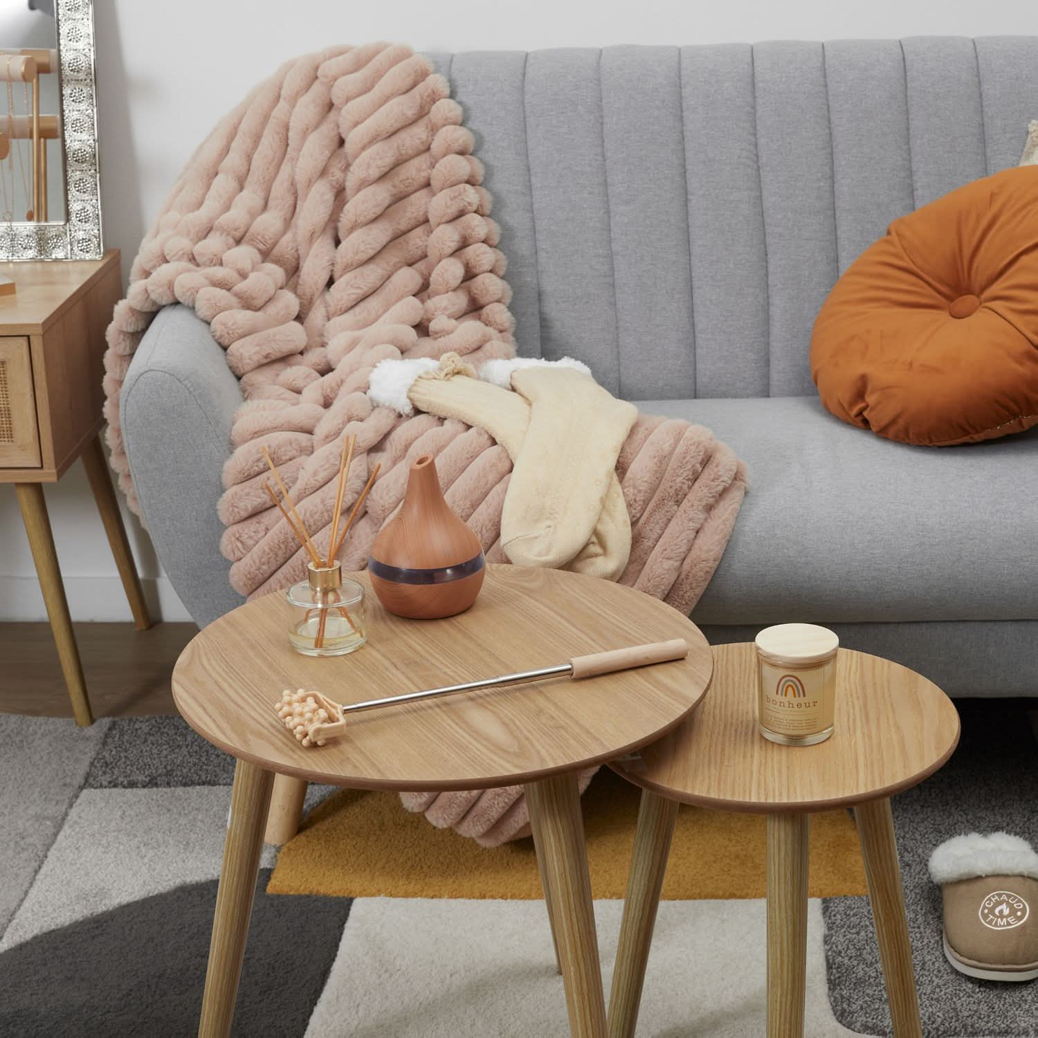 PLAID FAUSSE FOURRURE COSY TIME - Image 3