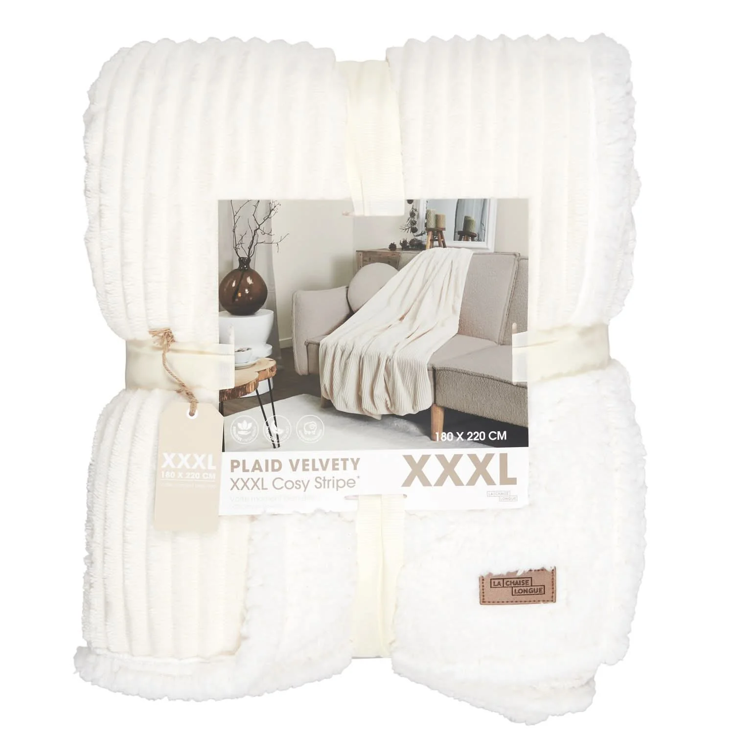 PLAID VELVERY XXXL COSY STRIP - Image 4
