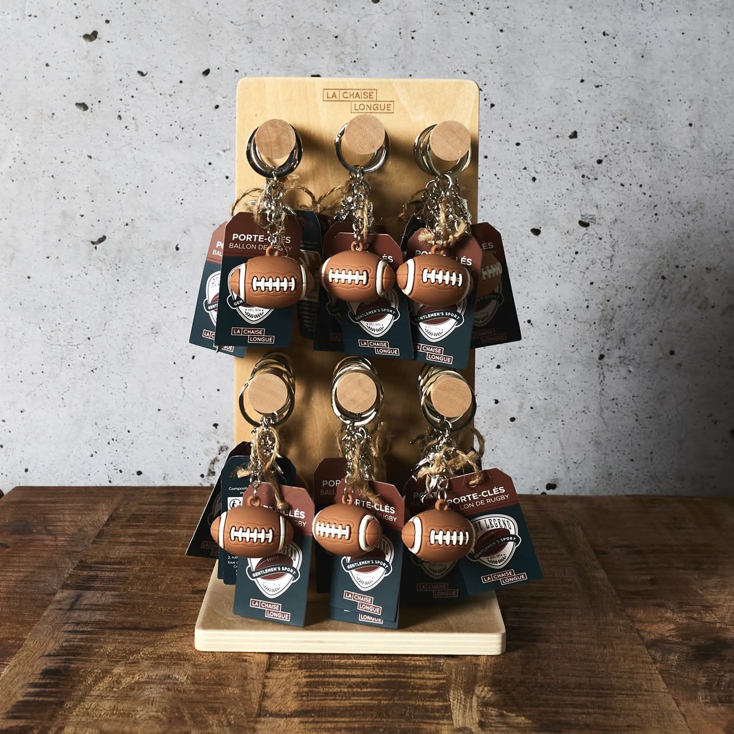 PORTE-CLES BALLON DE RUGBY - Image 2