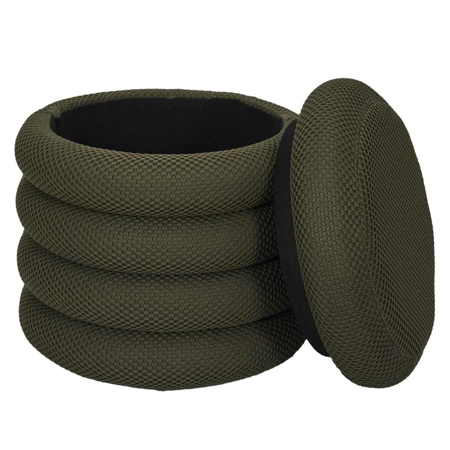 POUF RANGEMENT ATOME KAKI - Image 6