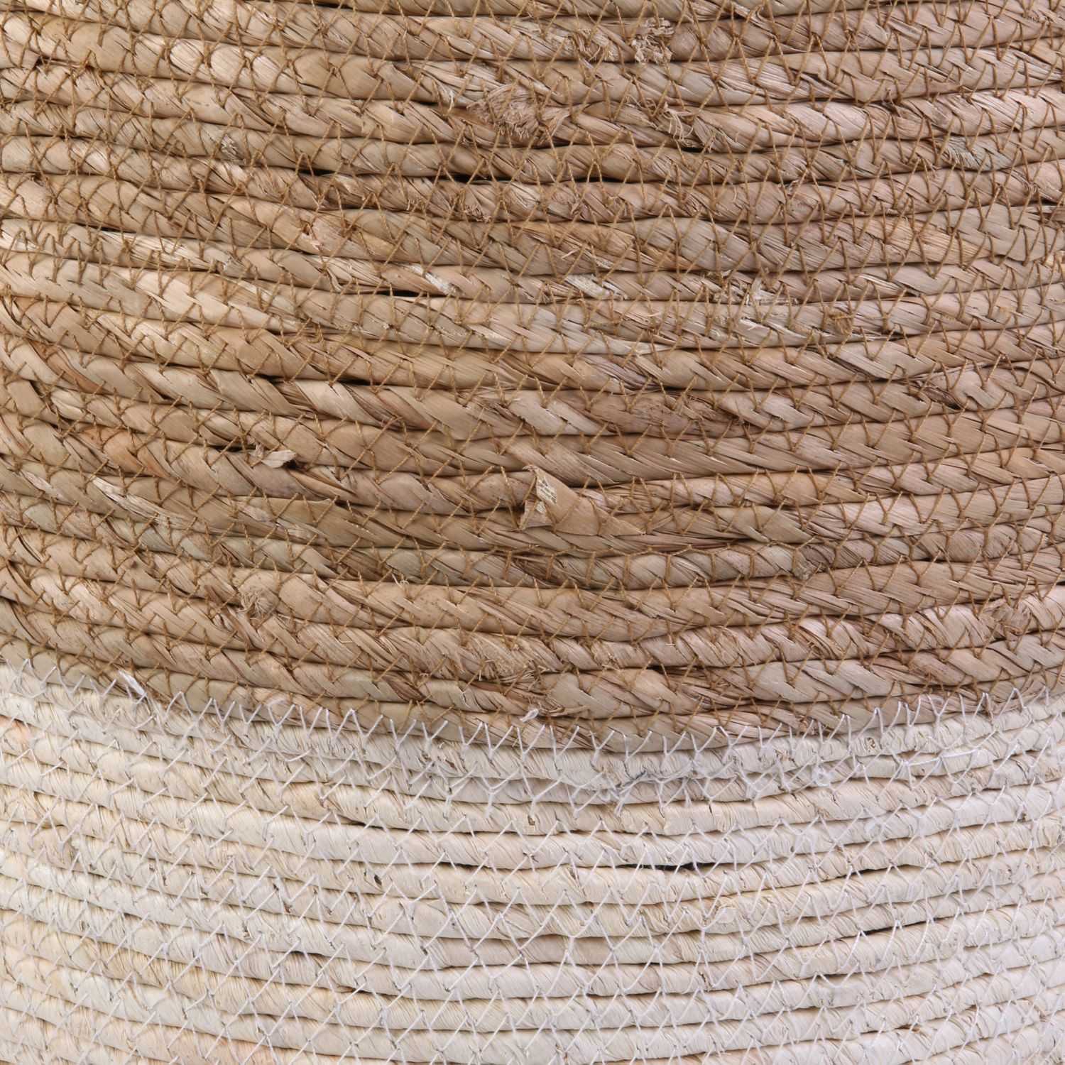 POUF TRESSE BEIGE - Image 5