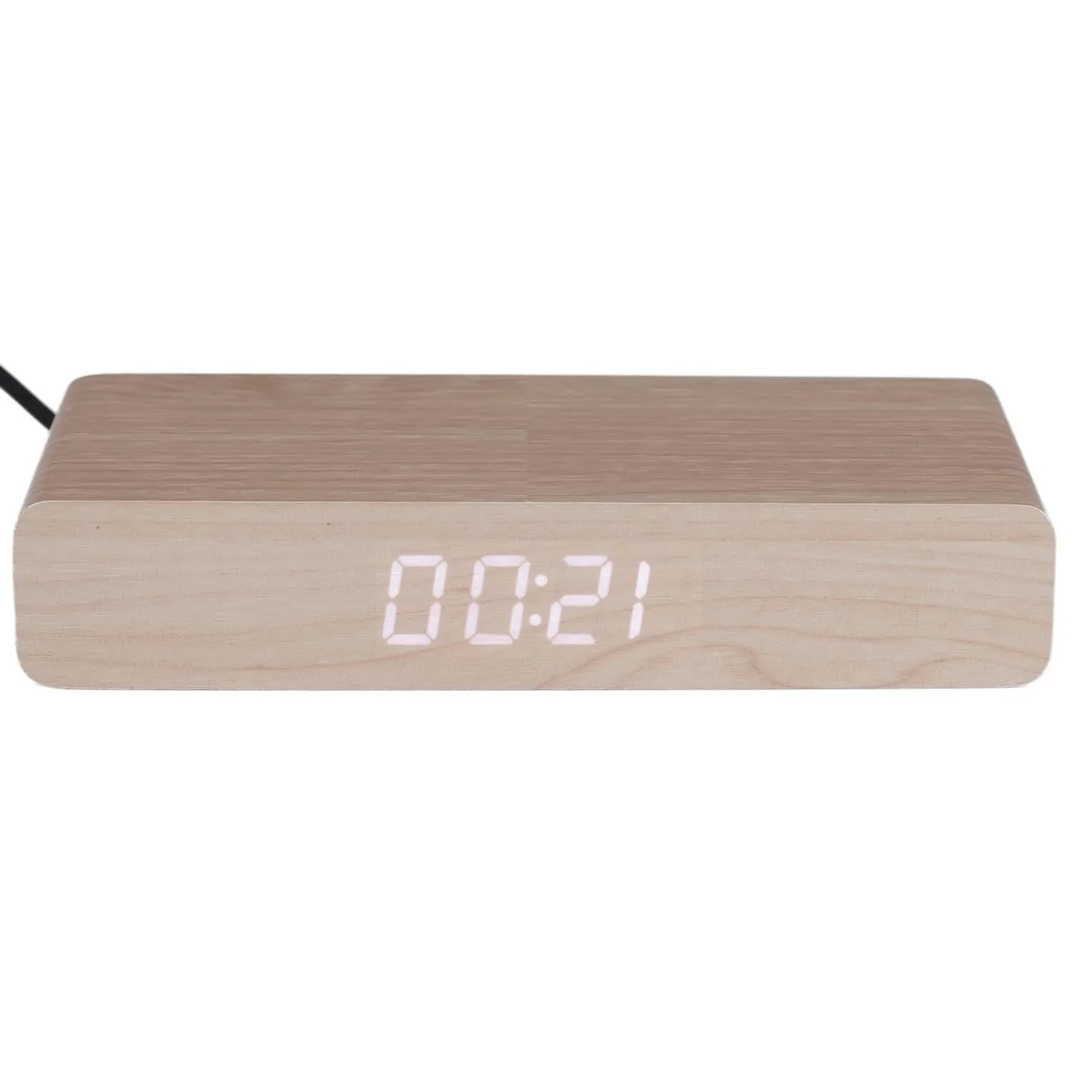 REVEIL CHARGEUR BOIS NATUREL - Image 10