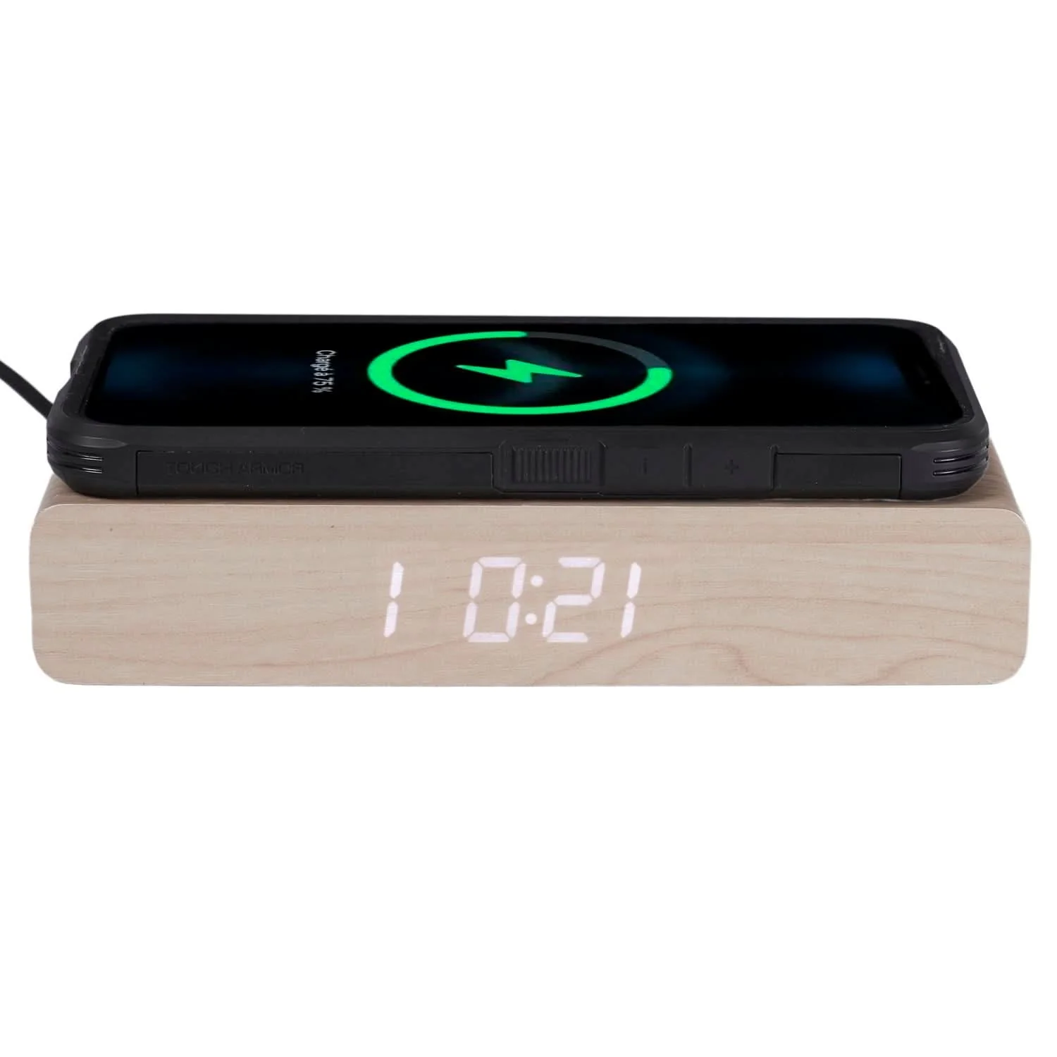 REVEIL CHARGEUR BOIS NATUREL - Image 6
