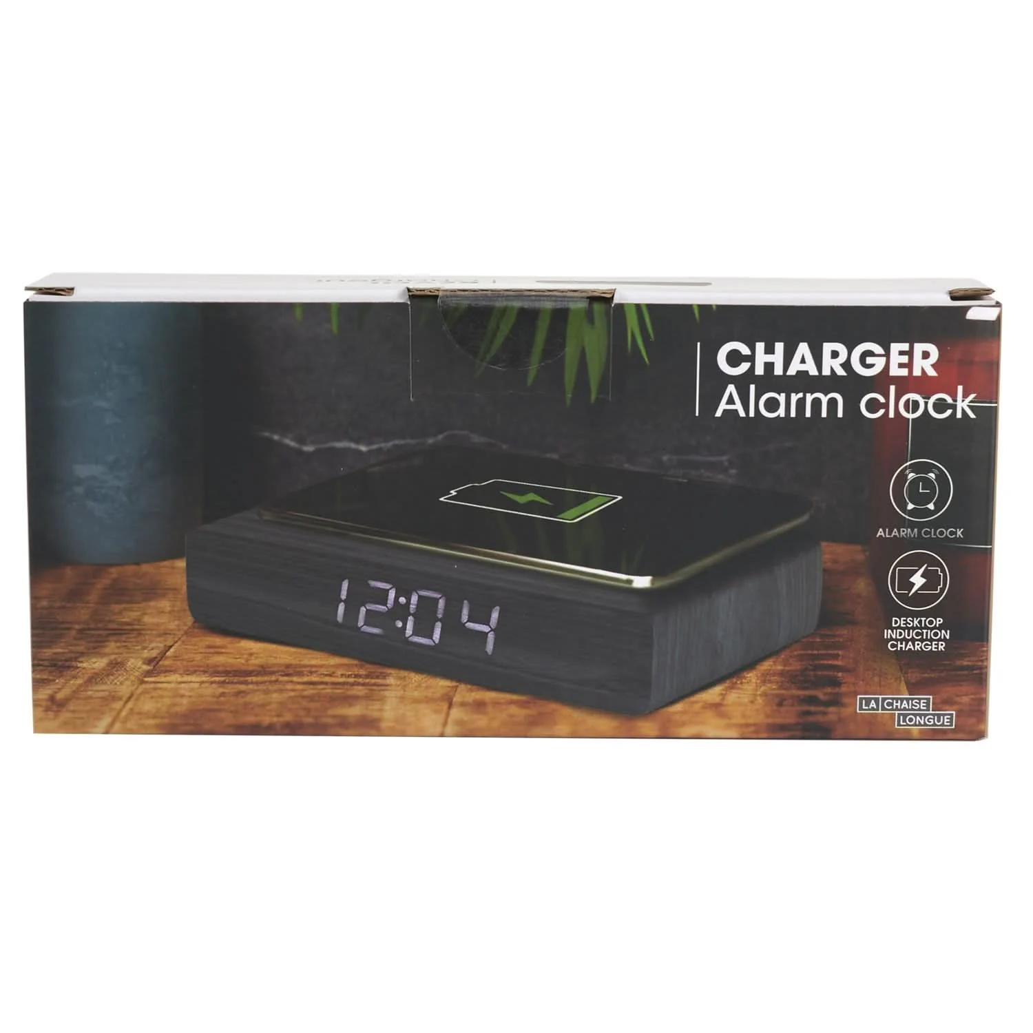 REVEIL CHARGEUR BOIS NOIR - Image 7