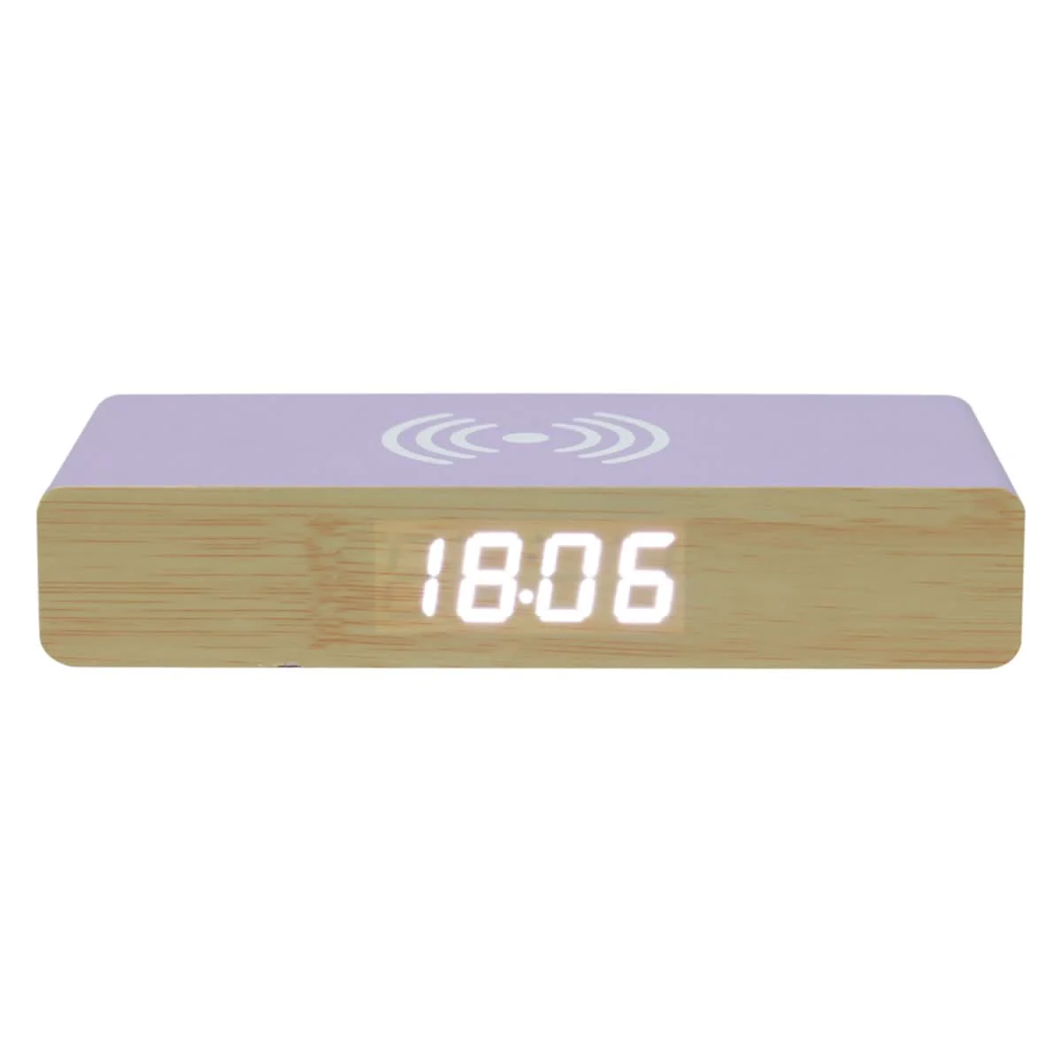 REVEIL CHARGEUR BOIS VIOLET - Image 3