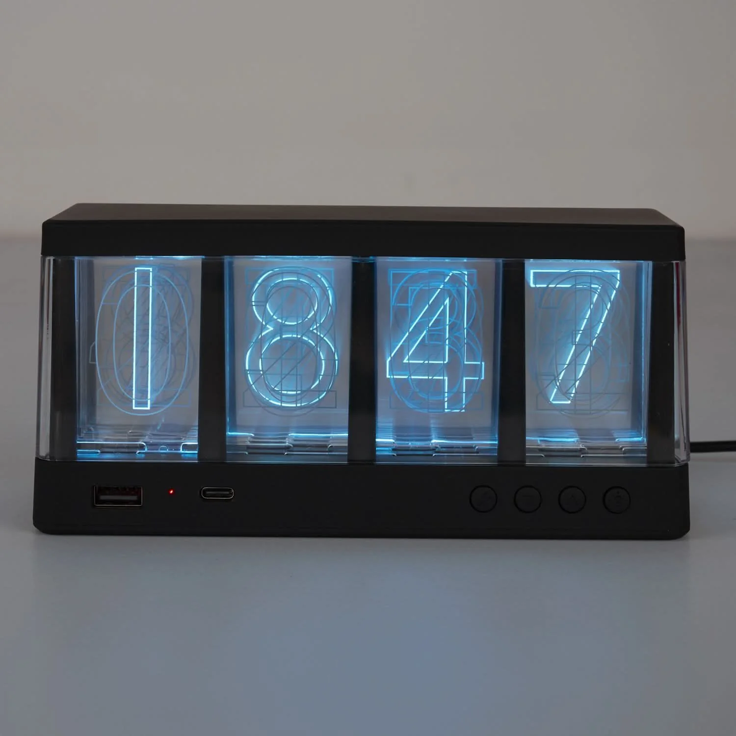 REVEIL CHARGEUR EFFET NEON - Image 6