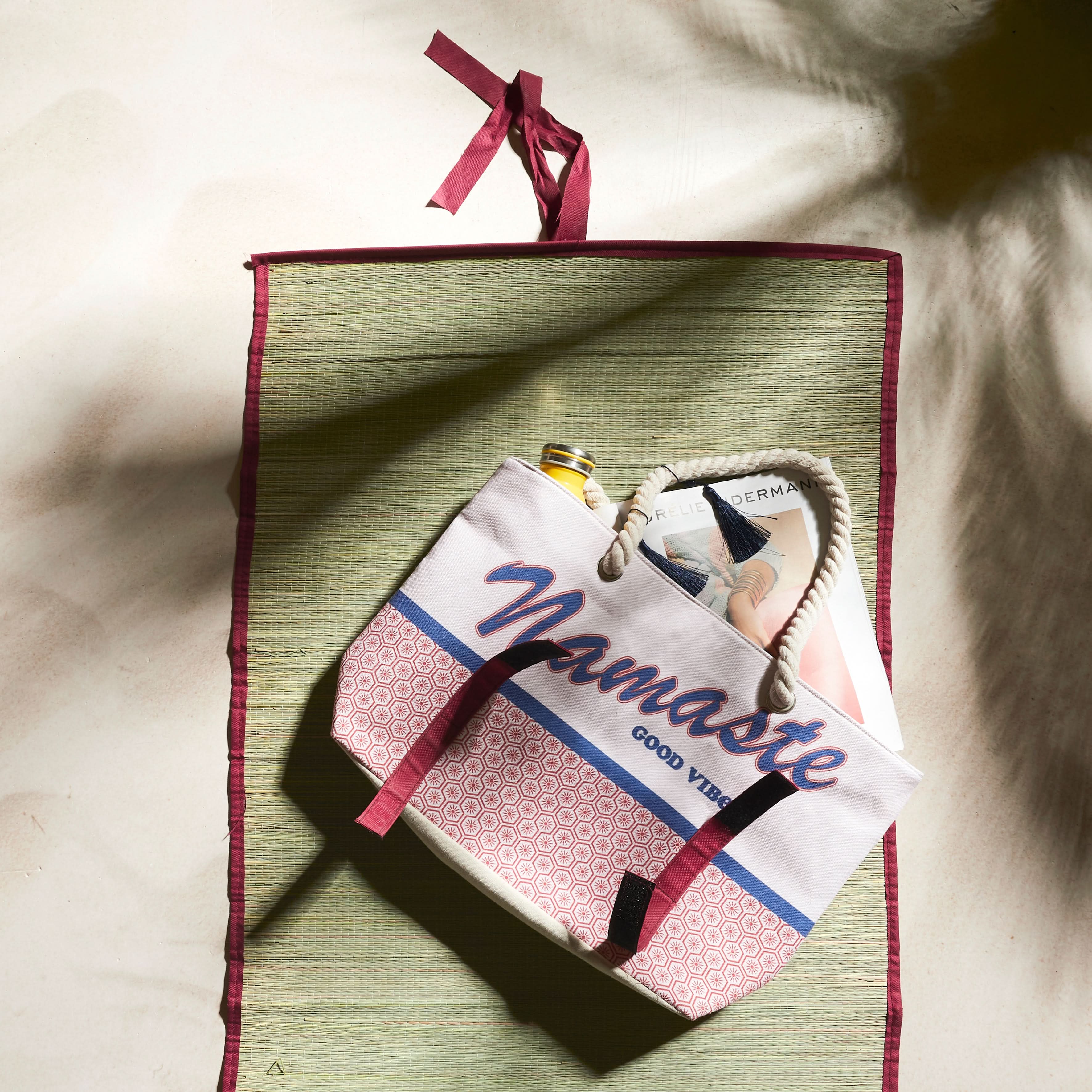 SAC DE PLAGE AVEC NATTE NAMASTE - Image 3