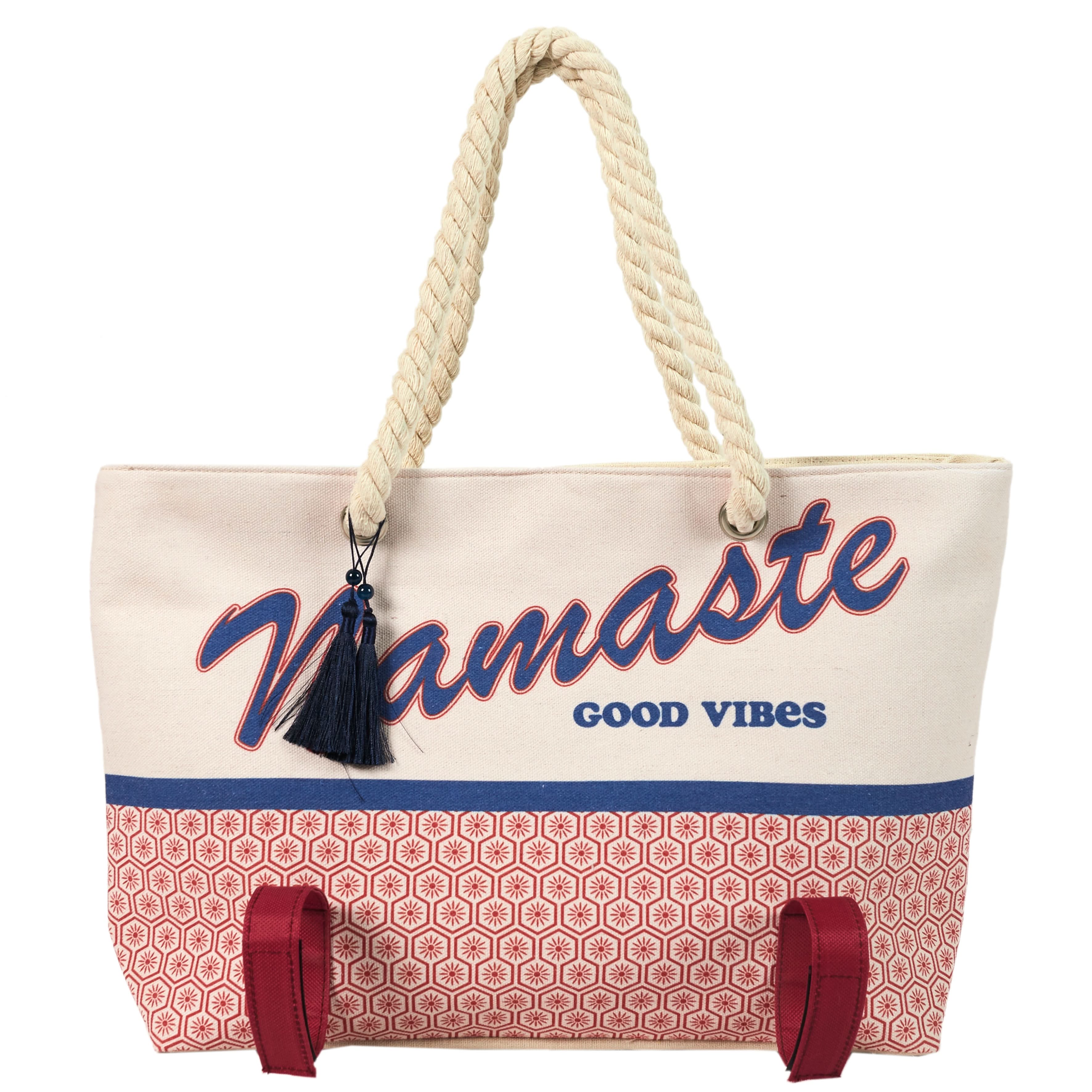 SAC DE PLAGE AVEC NATTE NAMASTE - Image 4