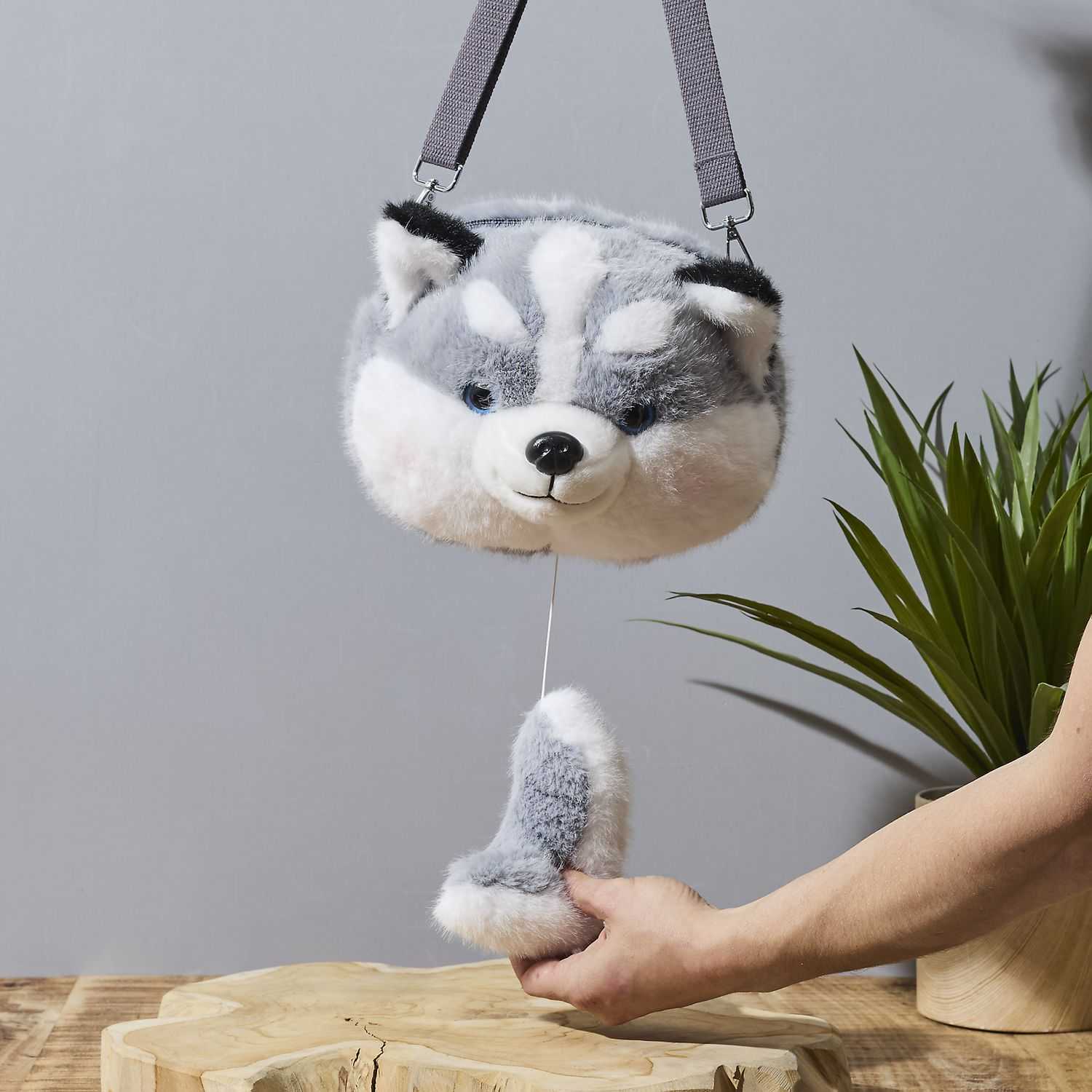 SAC PELUCHE HUSKY VIBRANT - Image 3