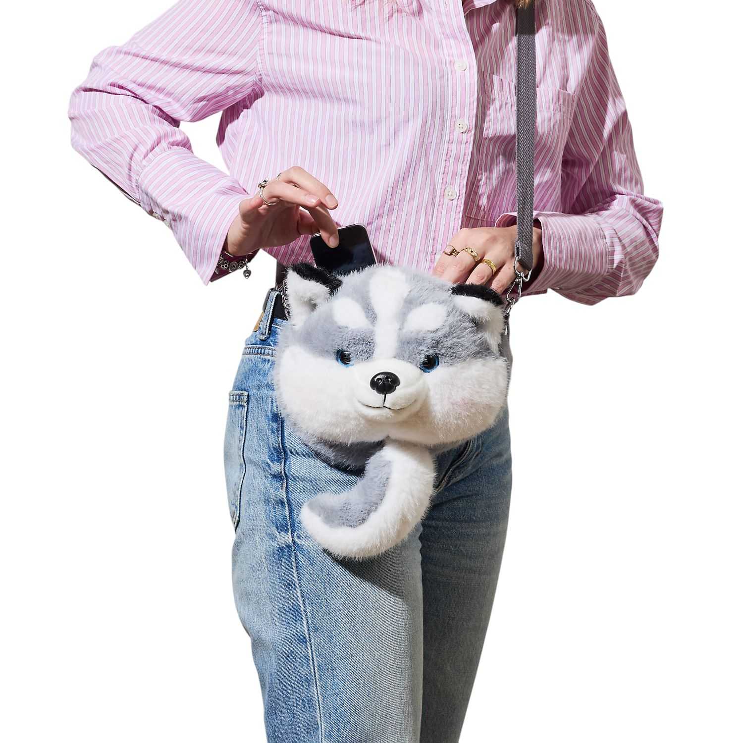 SAC PELUCHE HUSKY VIBRANT - Image 4