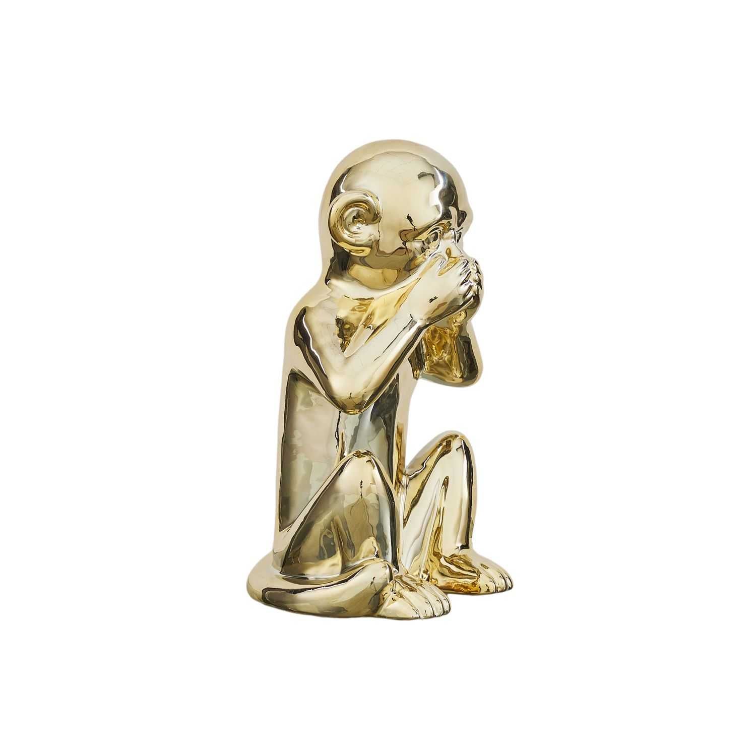 STATUE SINGE DORE H28CM - Image 3