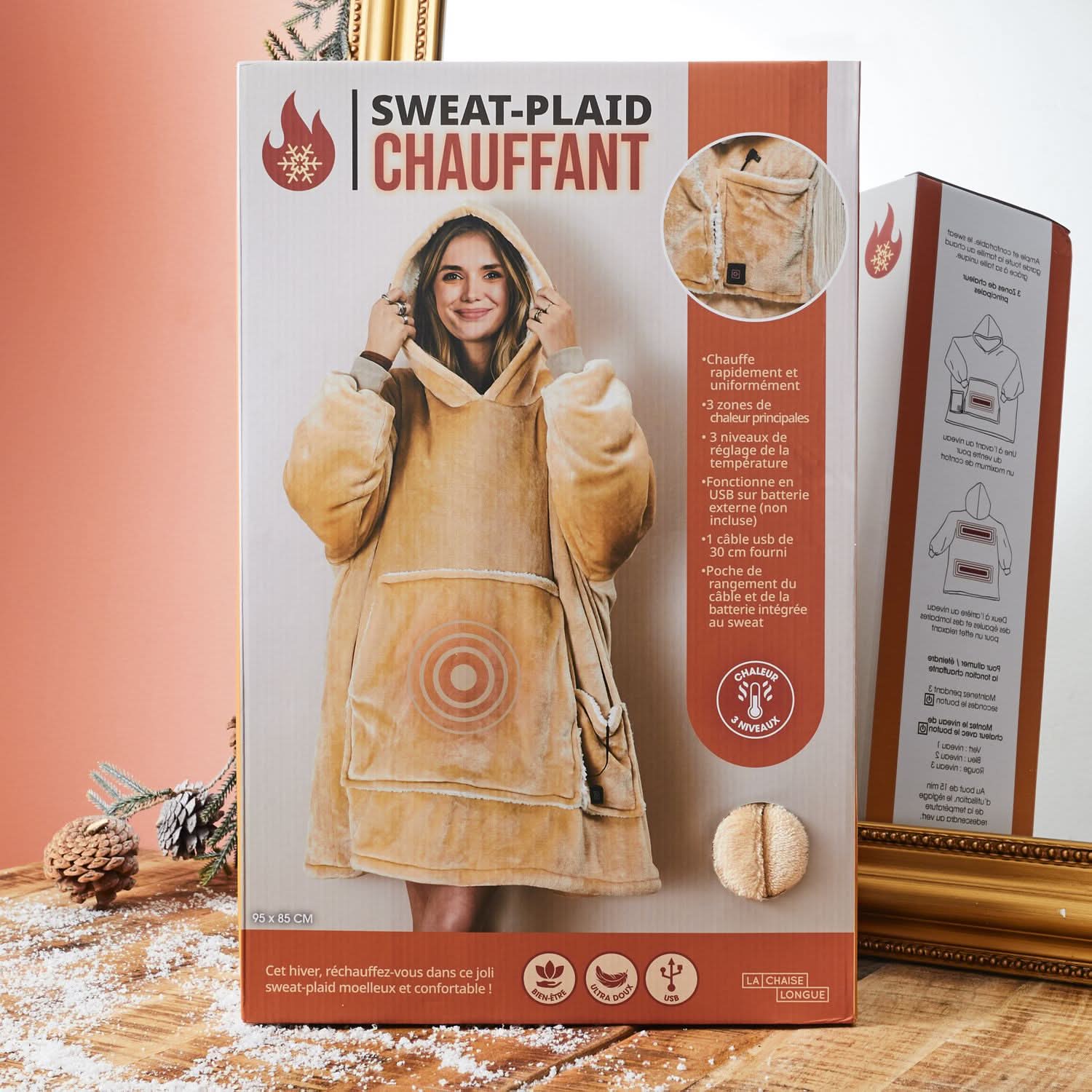 SWEAT PLAID CHAUFFANT CAMEL - Image 7