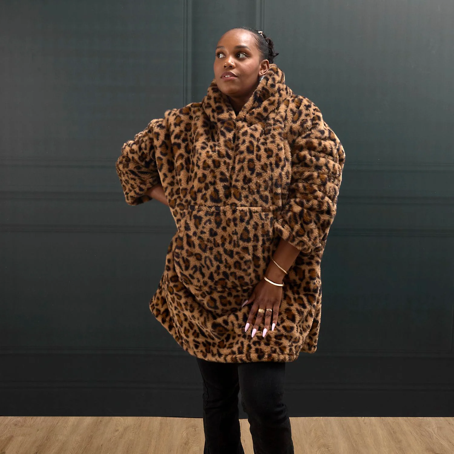 SWEAT PLAID LEOPARD KIMBA - Image 5