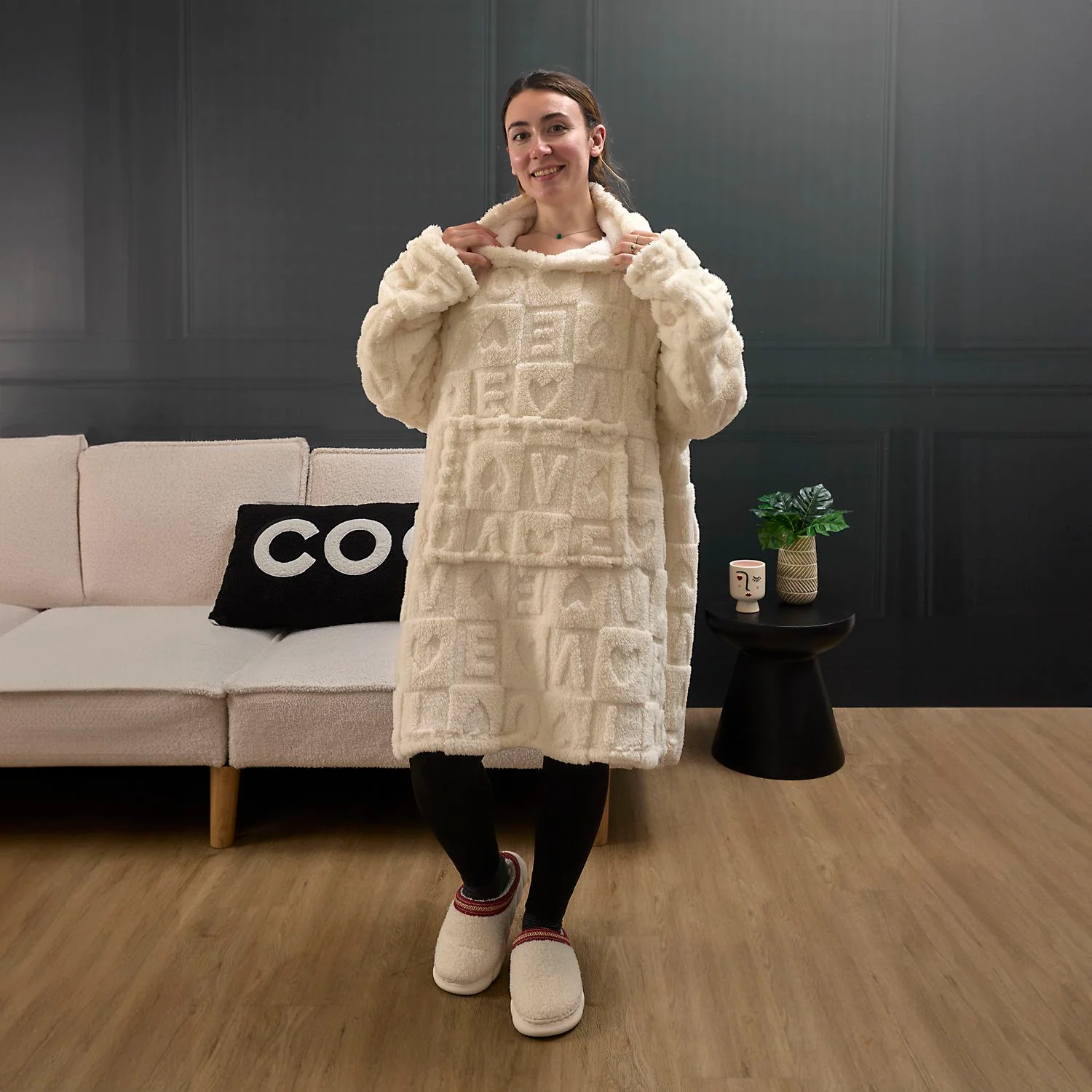 SWEAT PLAID SHERPA LOVE - Image 2