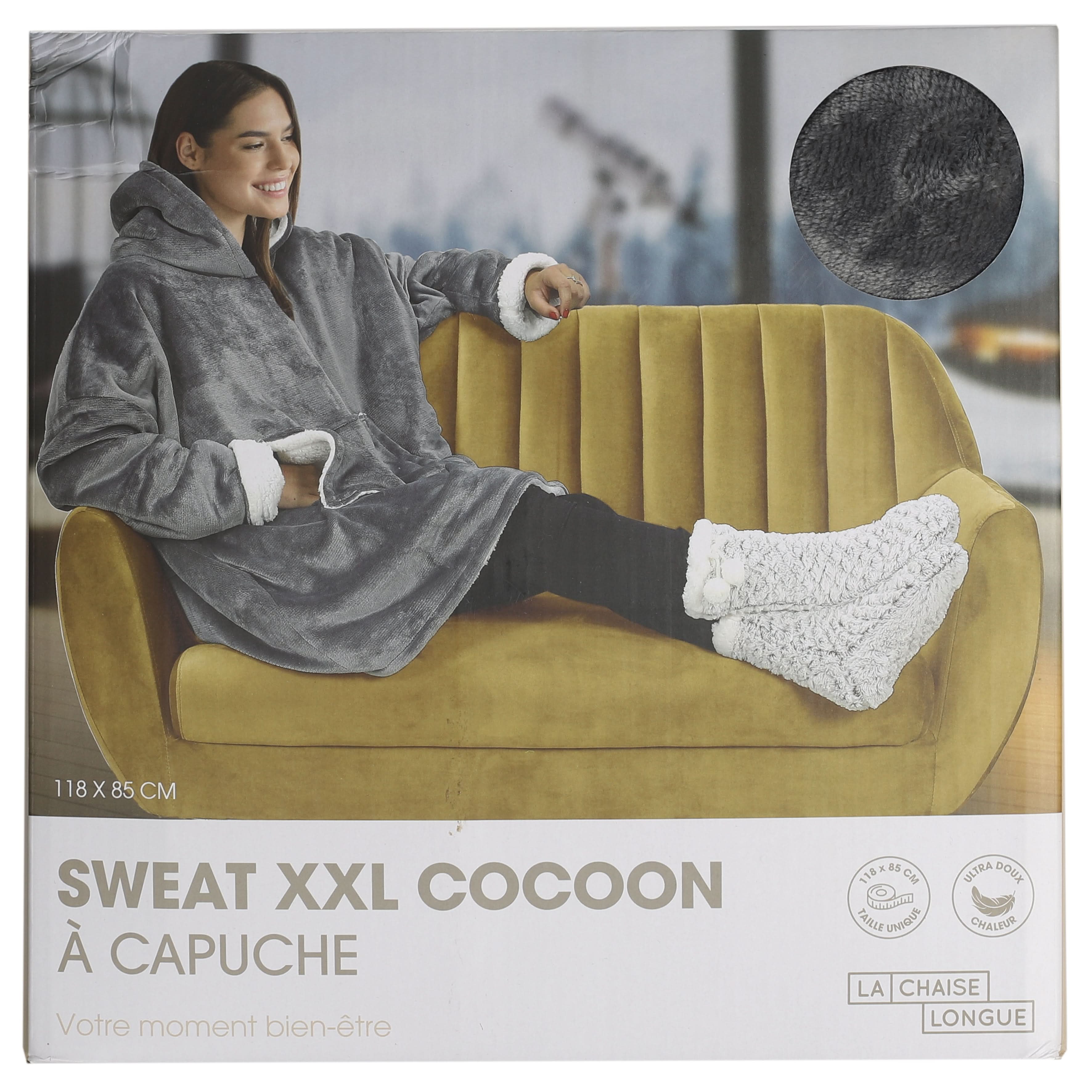 SWEAT XXL COCOON A CAPUCHE - Image 4