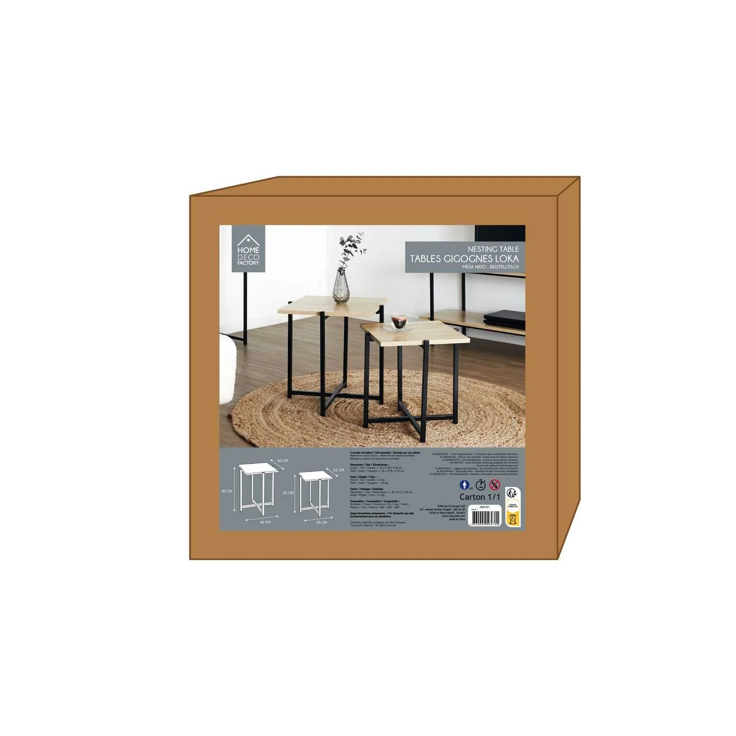 TABLE GIGOGNE LOKA - LOT DE 2 - Image 5
