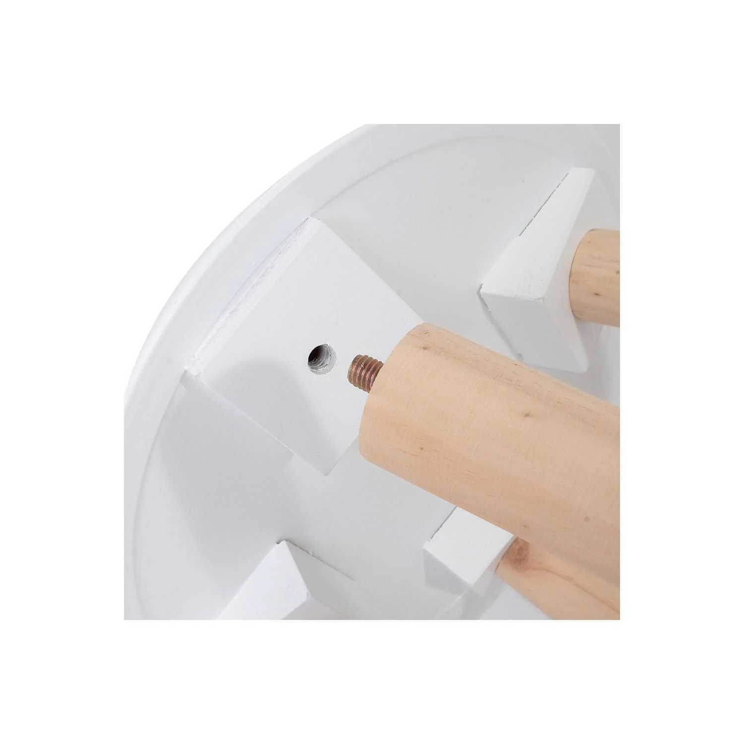 TABLE GIGOGNE RONDE RELIEF GOUTTELETTE - LOT DE 2 - Image 6