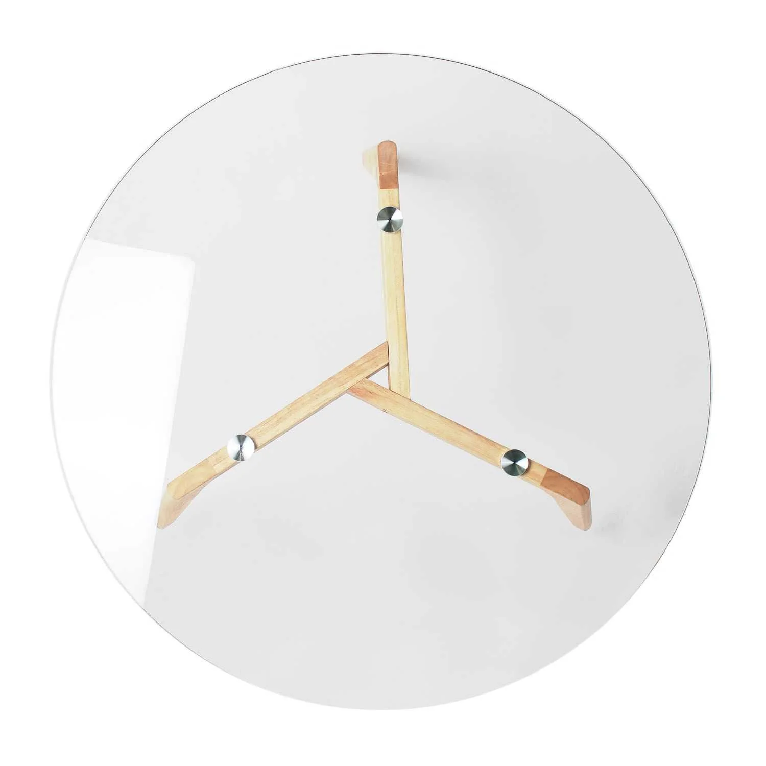 TABLE RONDE EN VERRE DIAM 80CM - Image 2