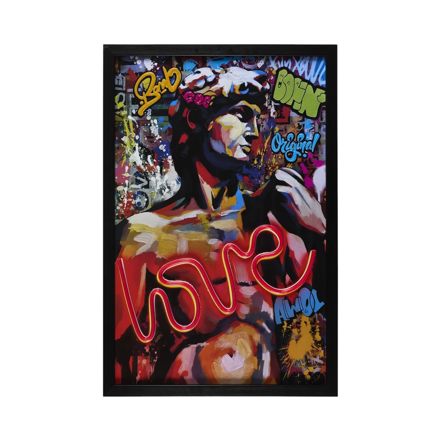 TABLEAU EFFET NEON ART LOVE - Image 4
