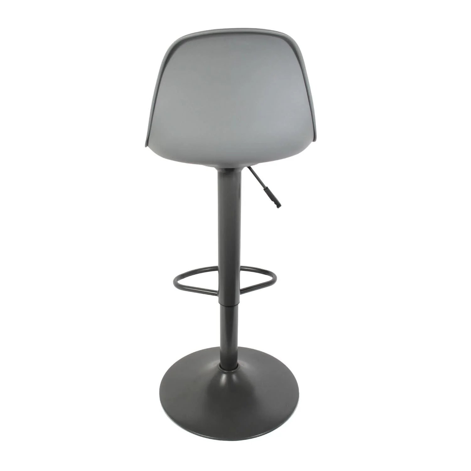 TABOURET DE BAR ISAK GRIS - Lot de 2 - Image 4