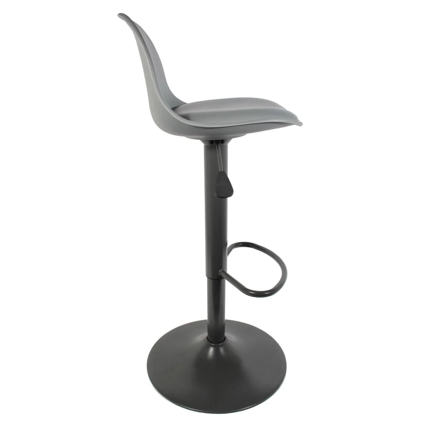 TABOURET DE BAR ISAK GRIS - Lot de 2 - Image 8