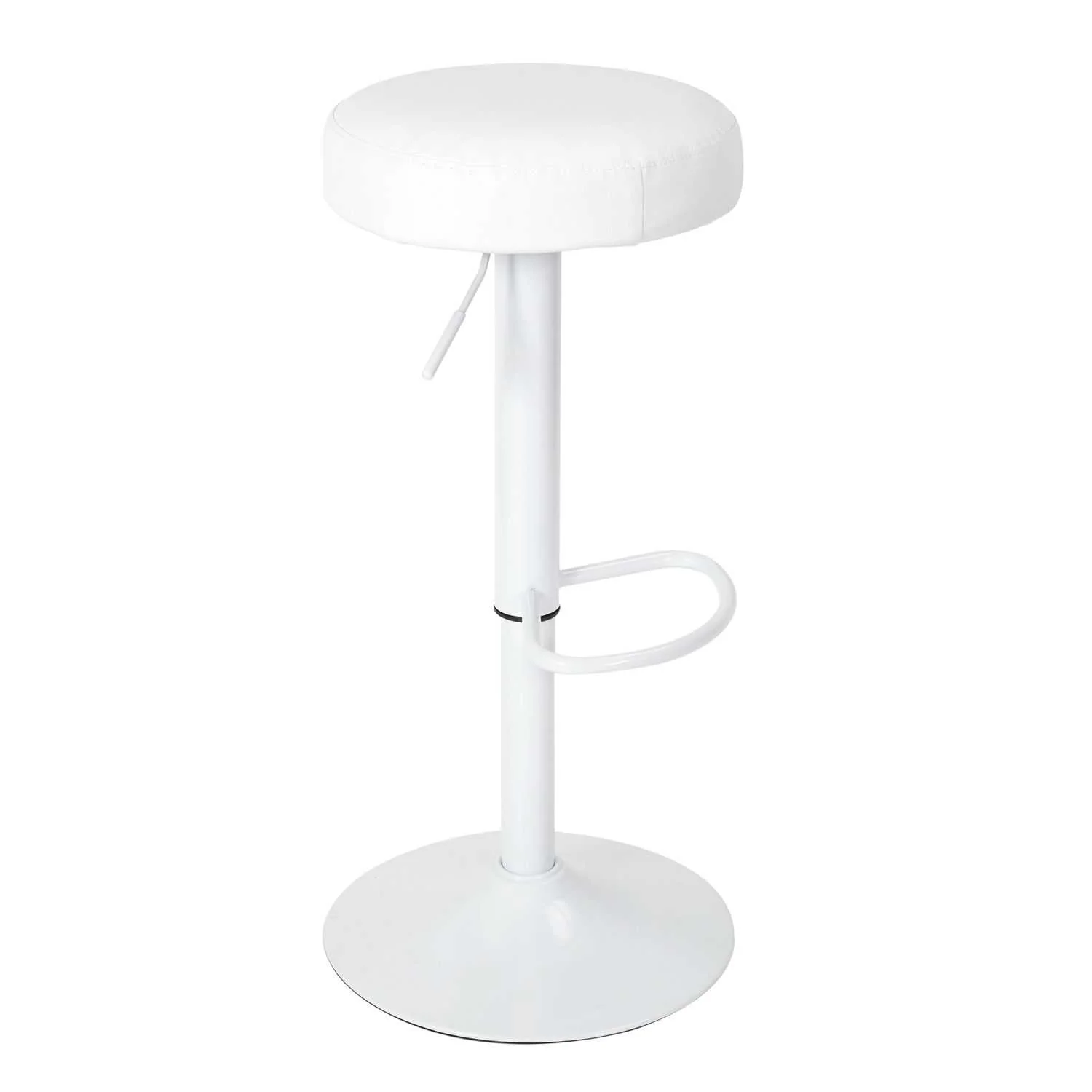 TABOURET DE BAR REGLABLE MUMFORD BLANC - LOT DE 2 - Image 4