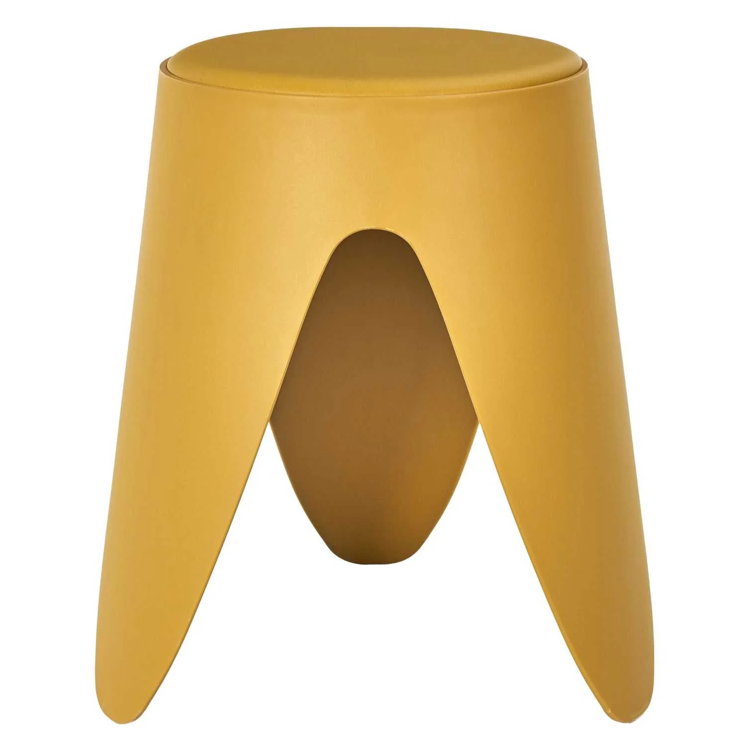 TABOURET EVE JAUNE MOUTARDE - Image 3