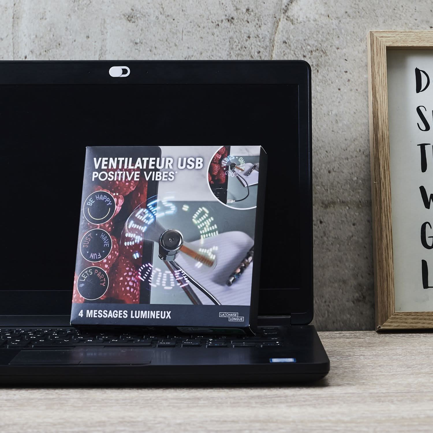 VENTILATEUR USB POSITIVE VIBES - Image 7