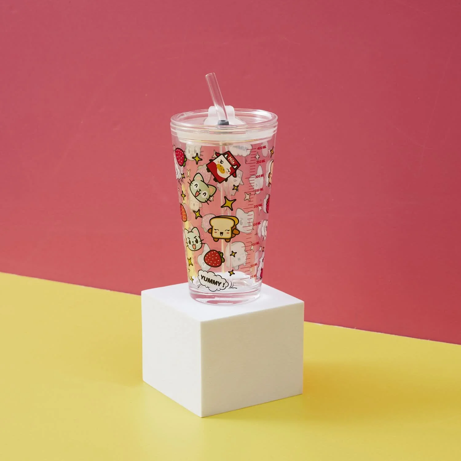VERRE PAILLE HAPPY KAWAII - Image 2