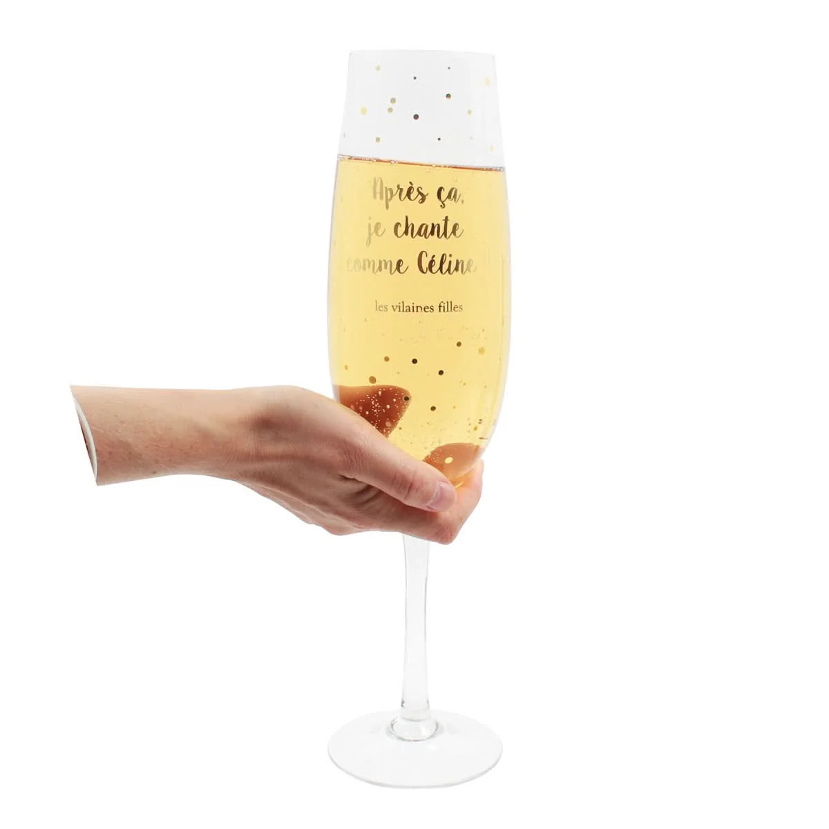 VERRE PROSECCO XL JE CHANTE COMME CELINE - Image 3